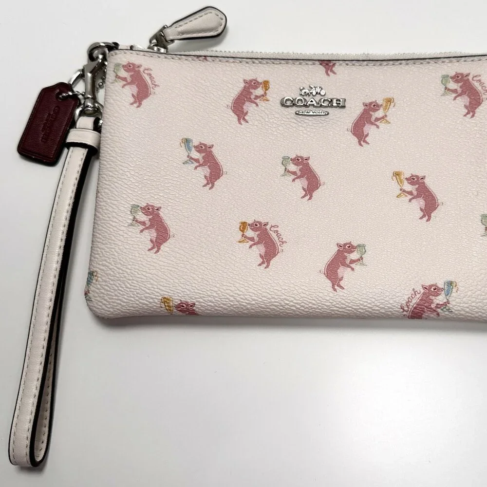 Coach Party Pig Wristlet - NWOT - Picture 1 of 6